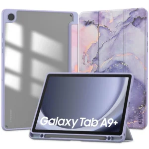 Tech-Protect SC Pen Hybrid Case for Samsung Galaxy Tab A9+ 11" X210 / X215 / X216 - Purple Marbleeng