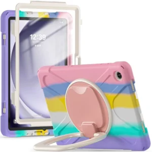 Tech-Protect X-Armor Case for Samsung Galaxy Tab A9+ 11" X210 / X215 / X216 - Pink-Blueeng