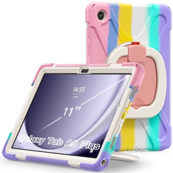 Tech-Protect X-Armor Case for Samsung Galaxy Tab A9+ 11" X210 / X215 / X216 - Pink-Blueeng