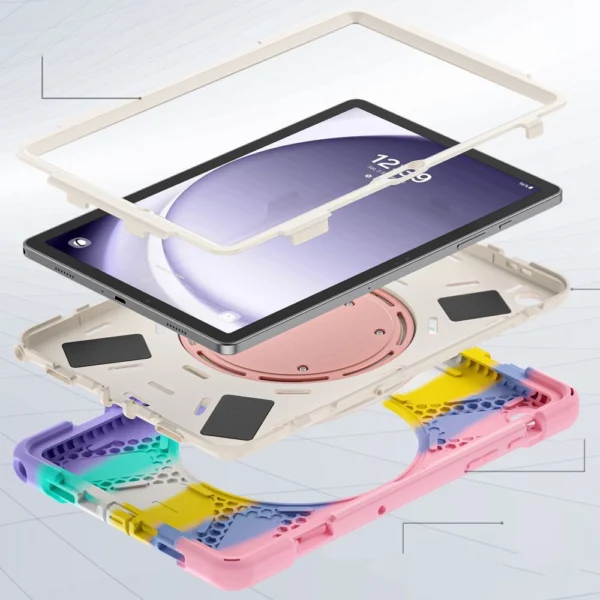 Tech-Protect X-Armor Case for Samsung Galaxy Tab A9+ 11" X210 / X215 / X216 - Pink-Blueeng
