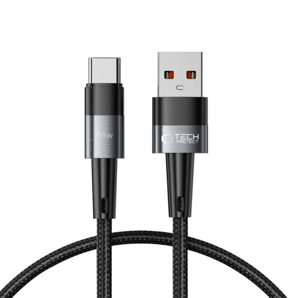Tech-Protect UltraBoost USB-C / USB-A Cable 66W 6A 0.5m - Grayeng