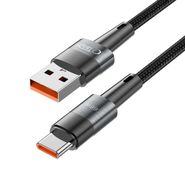 Tech-Protect UltraBoost USB-C / USB-A Cable 66W 6A 0.5m - Grayeng