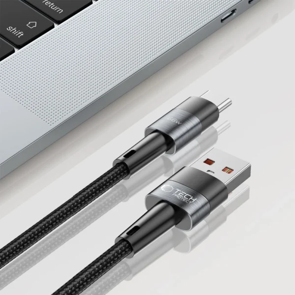 Tech-Protect UltraBoost USB-C / USB-A Cable 66W 6A 0.5m - Grayeng