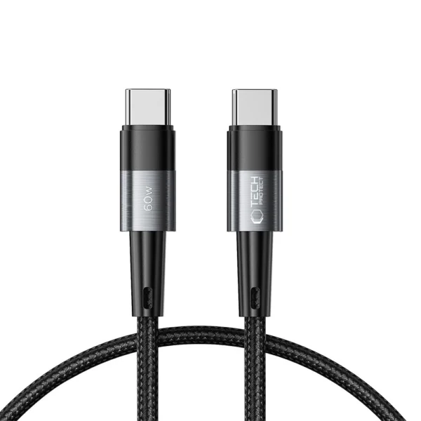 Tech-Protect UltraBoost USB-C / USB-C PD Cable 60W 3A 0.5m - Grayeng