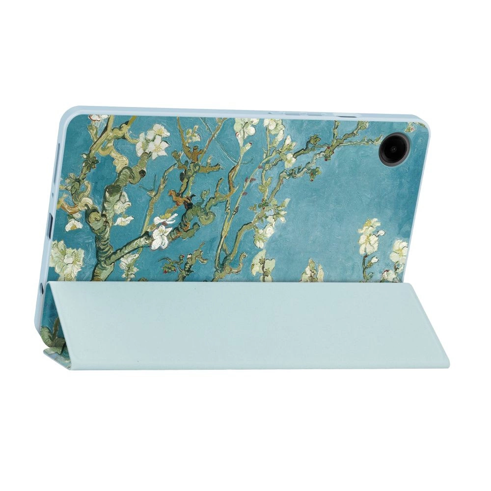 Tech-Protect SmartCase for Samsung Galaxy Tab A9 8.7" X110 / X115 - blue with sakura flowerseng