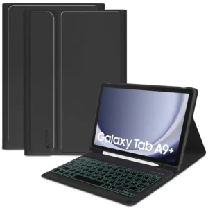 Tech-Protect SC Pen + Keyboard Case with Keyboard for Samsung Galaxy Tab A9+ 11" X210 / X215 / X216 - Blackeng