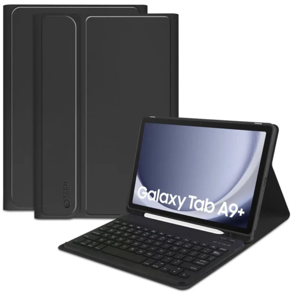 Tech-Protect SC Pen + Keyboard Case with Keyboard for Samsung Galaxy Tab A9+ 11" X210 / X215 / X216 - Blackeng