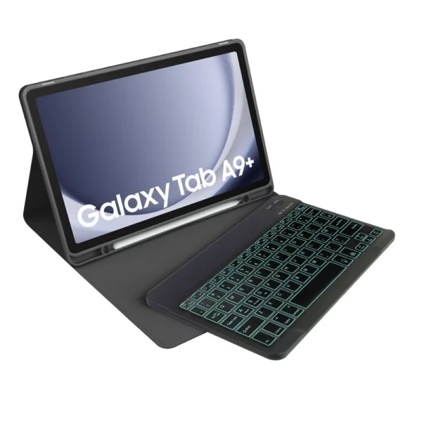 Tech-Protect SC Pen + Keyboard Case with Keyboard for Samsung Galaxy Tab A9+ 11" X210 / X215 / X216 - Blackeng