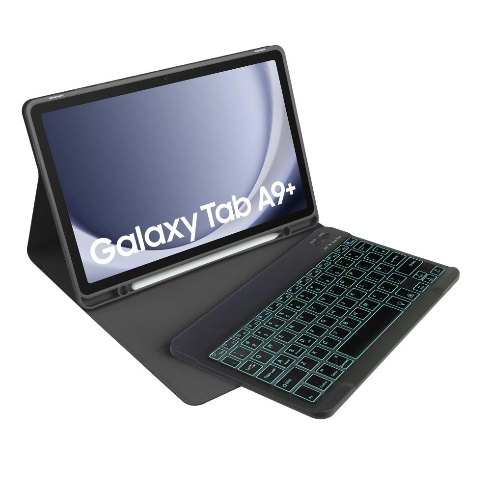 Tech-Protect SC Pen + Keyboard Case with Keyboard for Samsung Galaxy Tab A9+ 11" X210 / X215 / X216 - Blackeng