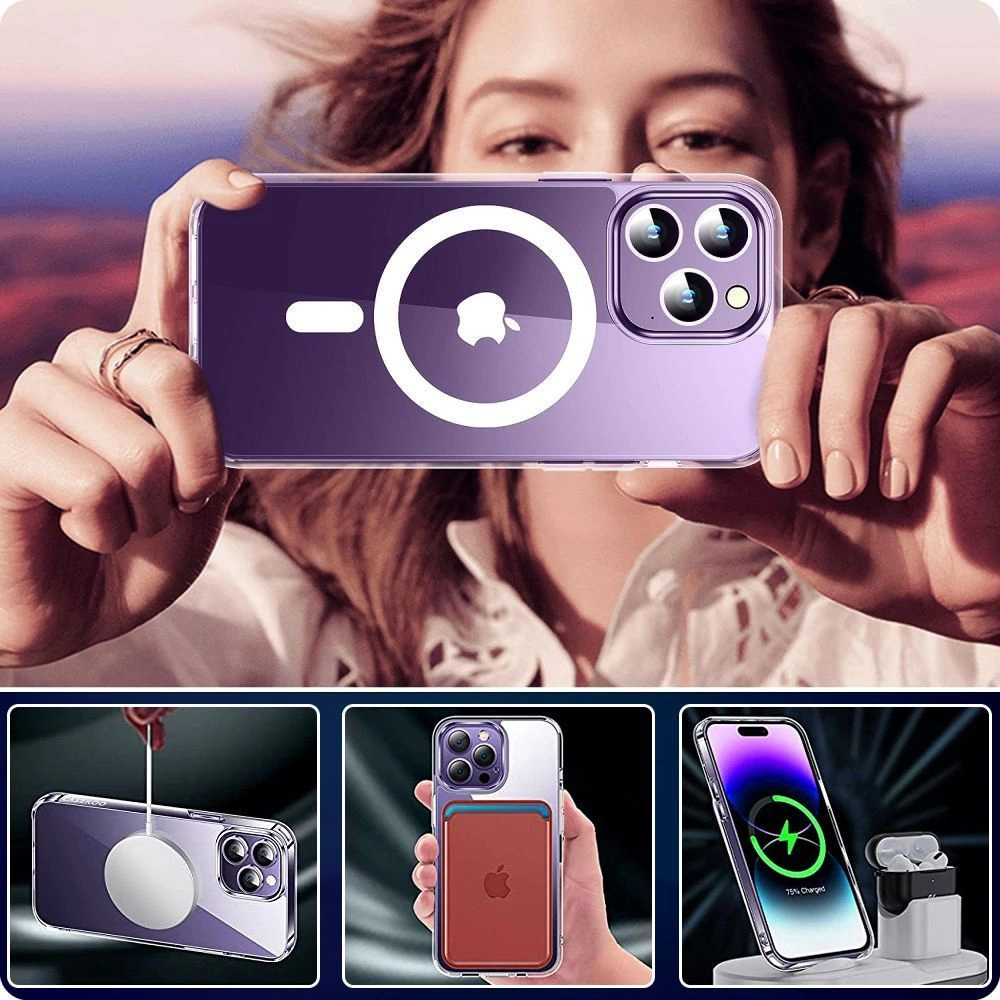 Tech-Protect FlexAir Hybrid MagSafe Case for Samsung Galaxy S24 - Cleareng
