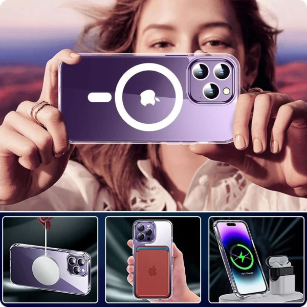 Tech-Protect FlexAir Hybrid MagSafe Case for Samsung Galaxy S24 Ultra - Cleareng