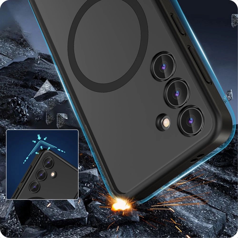 Tech-Protect MagMat MagSafe Case for Samsung Galaxy S24+ - Matte Blackeng