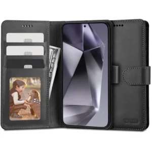 Tech-Protect Wallet Case for Samsung Galaxy S24 - Blackeng