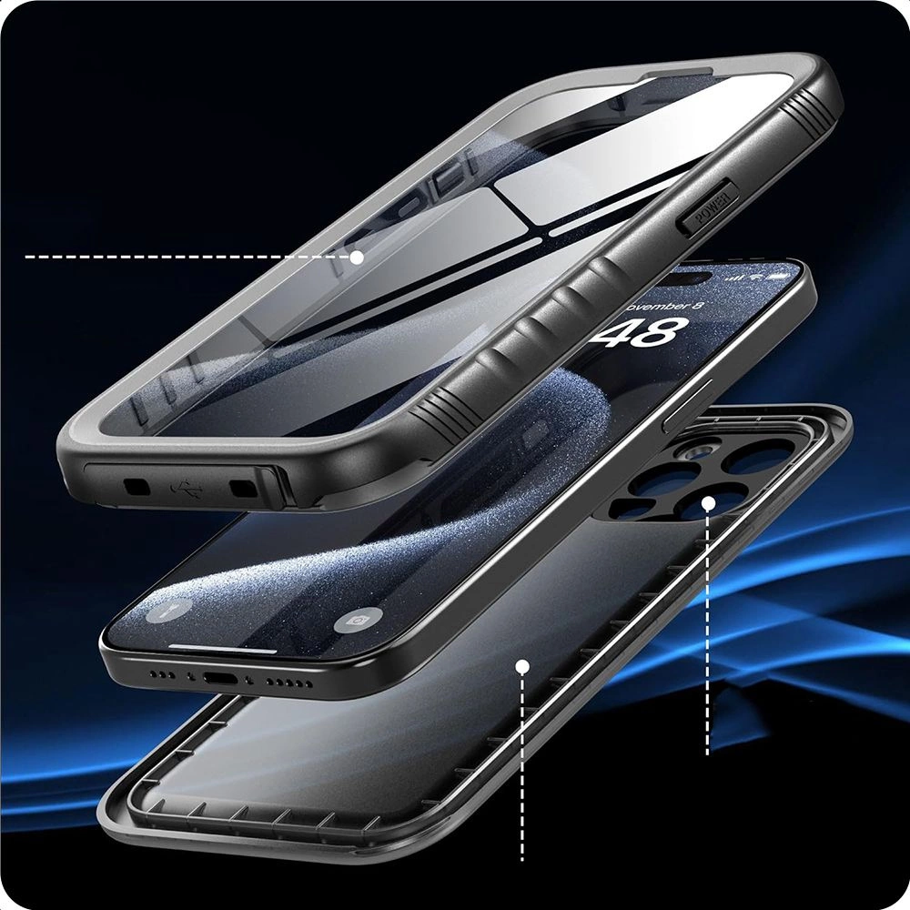 Tech-Protect ShellBox Case Waterproof IP68 for Samsung Galaxy S24 Ultra - Blackeng