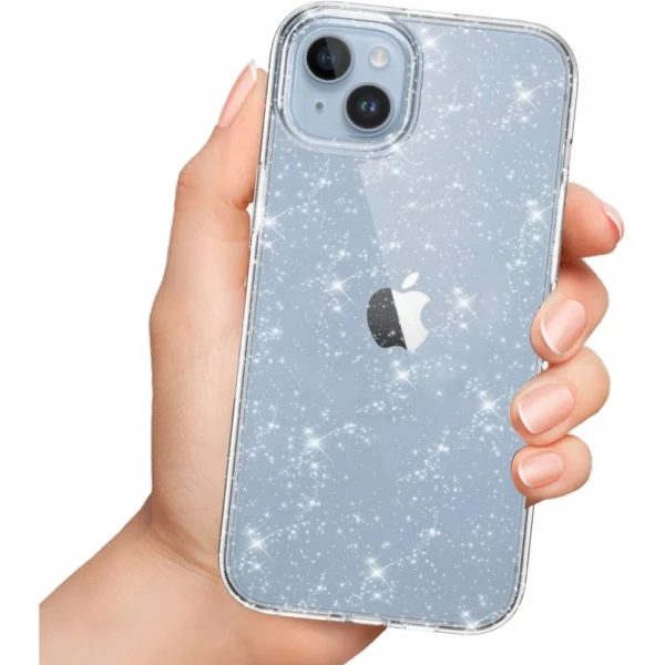 Tech-Protect FlexAir Hybrid Case for Samsung Galaxy S23 FE - Clear-Glittereng