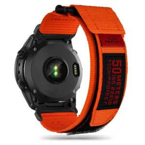 Tech-Protect Scout Pro 2 Strap for Garmin Fenix 3 / 5X / 3HR / 5X Plus / 6X / 6X Pro / 7X - Orangeeng
