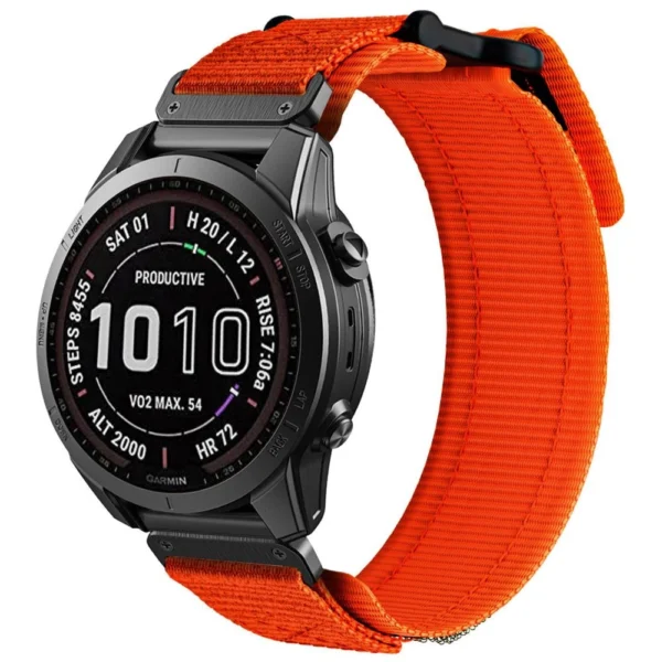 Tech-Protect Scout Pro 2 Strap for Garmin Fenix 3 / 5X / 3HR / 5X Plus / 6X / 6X Pro / 7X - Orangeeng