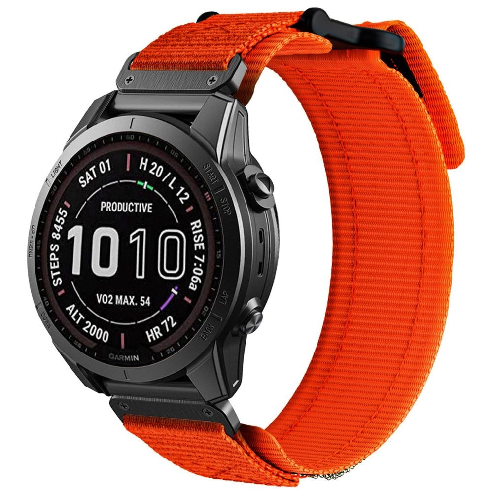 Tech-Protect Scout Pro 2 Strap for Garmin Fenix 3 / 5X / 3HR / 5X Plus / 6X / 6X Pro / 7X - Orangeeng
