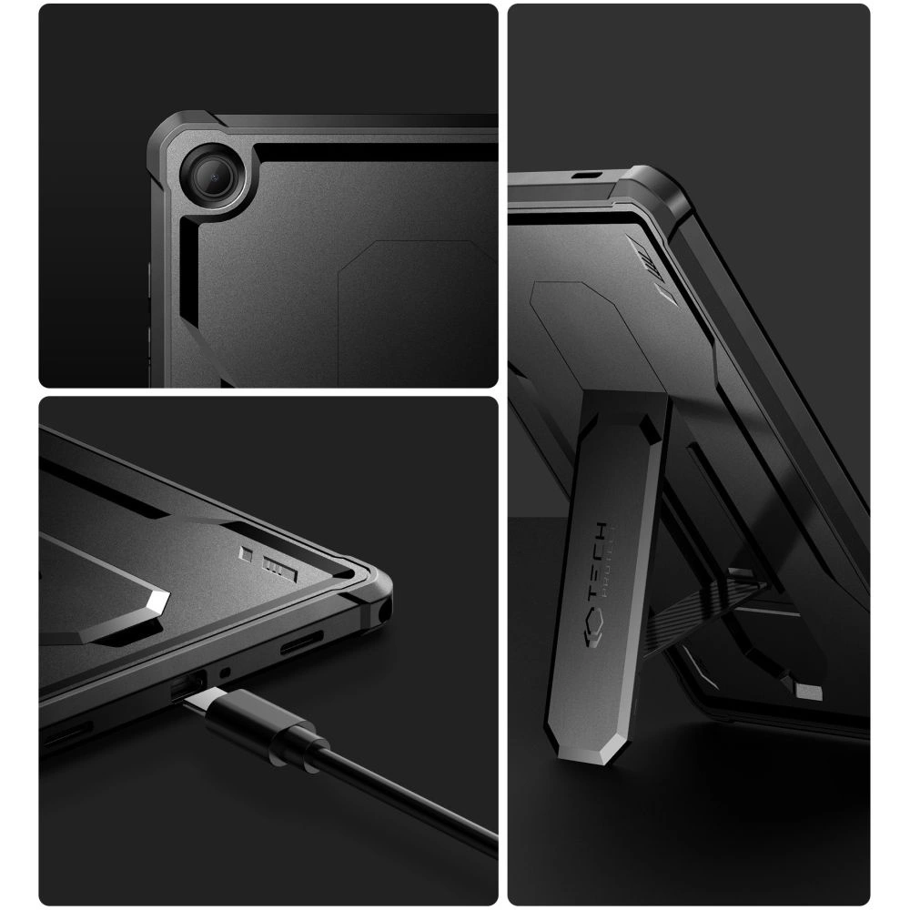 Tech-Protect Kevlar Pro Case for Samsung Galaxy Tab A9+ 11" X210 / X215 / X216 - Blackeng