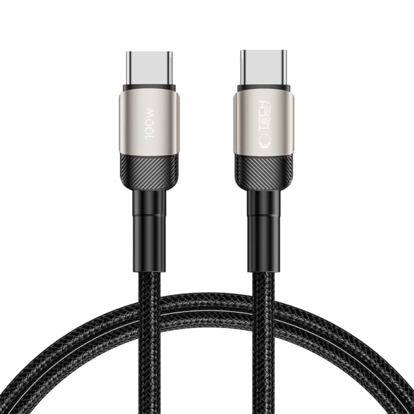 Tech-Protect UltraBoost Evo USB-C / USB-C PD cable 100W 5A 1m - titaniumeng