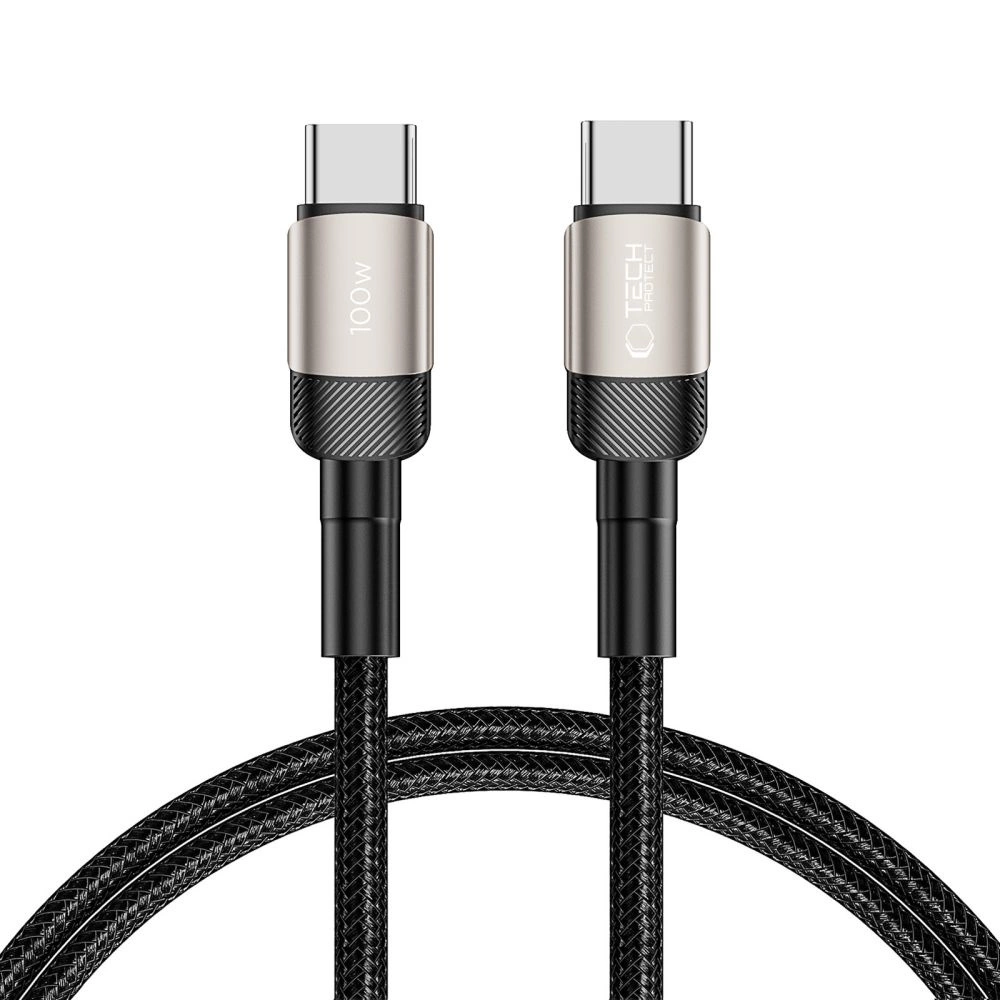 Tech-Protect UltraBoost Evo USB-C / USB-C PD cable 100W 5A 1m - titaniumeng
