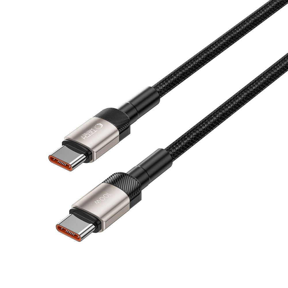 Tech-Protect UltraBoost Evo USB-C / USB-C PD cable 100W 5A 1m - titaniumeng