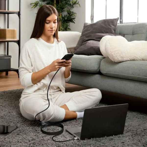 Tech-Protect UltraBoost Evo USB-C / USB-C PD cable 100W 5A 2m - titaniumeng