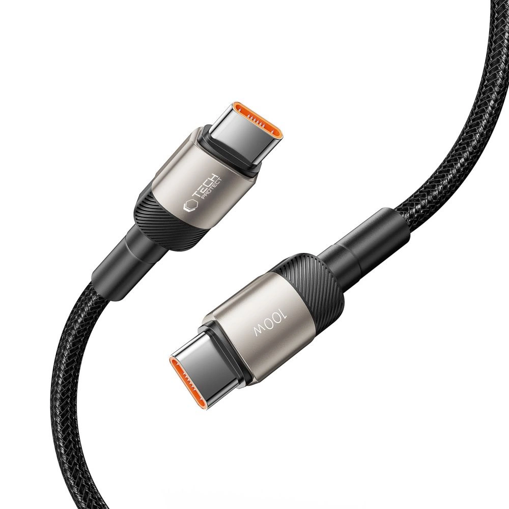 Tech-Protect UltraBoost Evo USB-C / USB-C PD cable 100W 5A 2m - titaniumeng