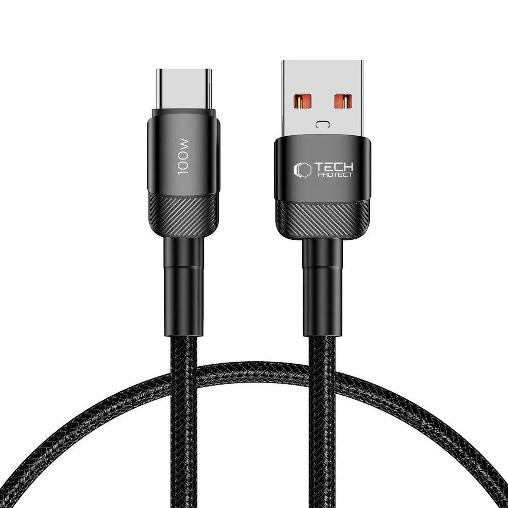 Tech-Protect UltraBoost Evo USB-C / USB-A cable 100W 5A 2m - blackeng