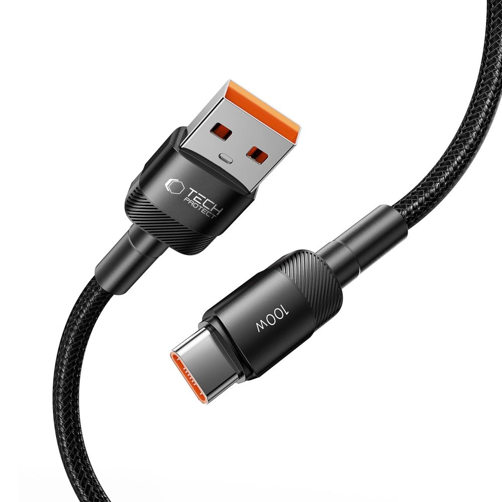 Tech-Protect UltraBoost Evo USB-C / USB-A cable 100W 5A 2m - blackeng