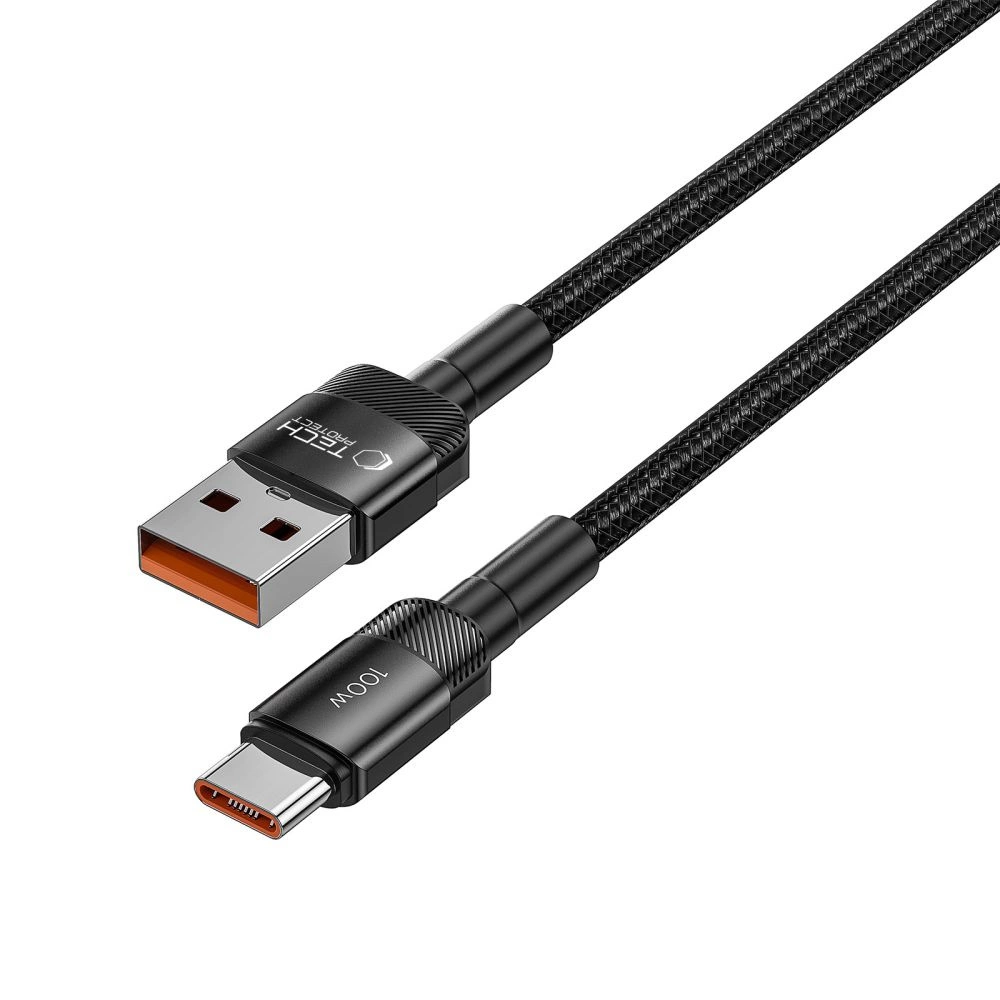 Tech-Protect UltraBoost Evo USB-C / USB-A cable 100W 5A 2m - blackeng