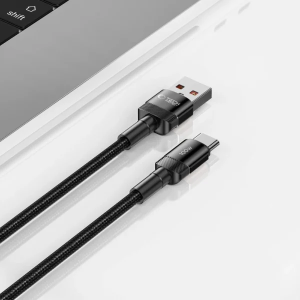 Tech-Protect UltraBoost Evo USB-C / USB-A cable 100W 5A 2m - blackeng