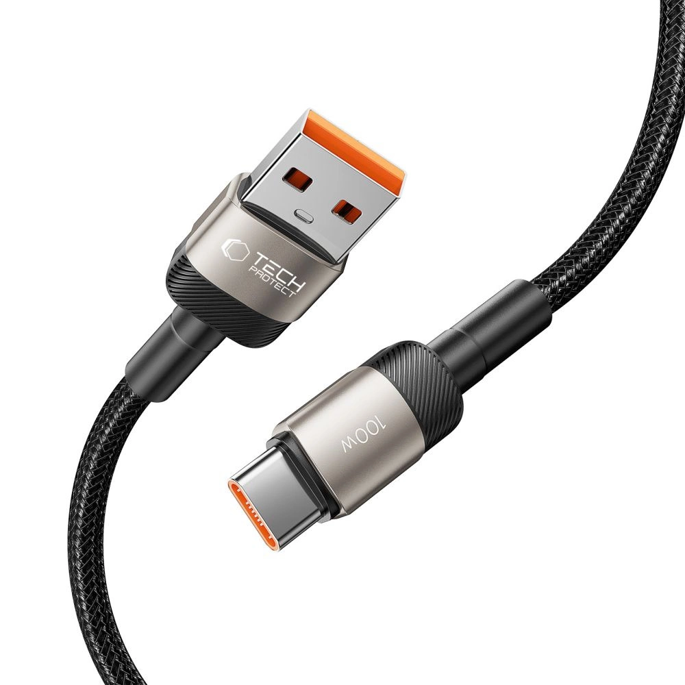 Tech-Protect UltraBoost Evo USB-C / USB-A cable 100W 5A 2m - titaniumeng