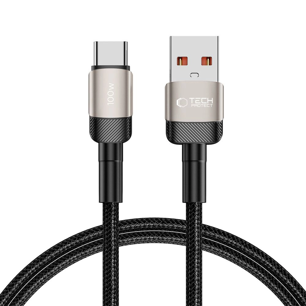 Tech-Protect UltraBoost Evo USB-C / USB-A cable 100W 5A 1m - titaniumeng