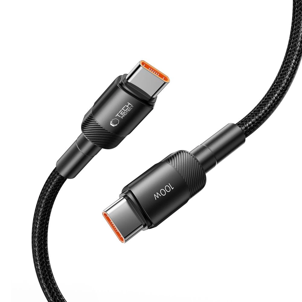 Tech-Protect UltraBoost Evo USB-C / USB-C PD cable 100W 5A 0.5m - blackeng