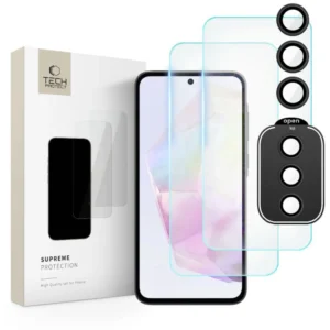 Tech-Protect Supreme Set for Samsung Galaxy A35 5G 2x tempered glass for display / tempered glass for cameraeng