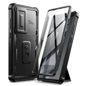 Tech-Protect Kevlar Cam+ Case for Samsung Galaxy S24 Ultra - Blackeng