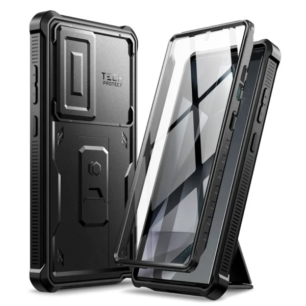Tech-Protect Kevlar Cam+ Case for Samsung Galaxy S24 Ultra - Blackeng