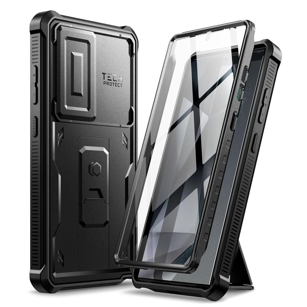 Tech-Protect Kevlar Cam+ Case for Samsung Galaxy S24 Ultra - Blackeng