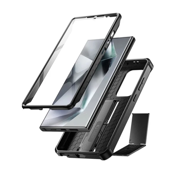 Tech-Protect Kevlar Cam+ Case for Samsung Galaxy S24 Ultra - Blackeng