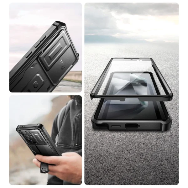 Tech-Protect Kevlar Cam+ Case for Samsung Galaxy S24 Ultra - Blackeng