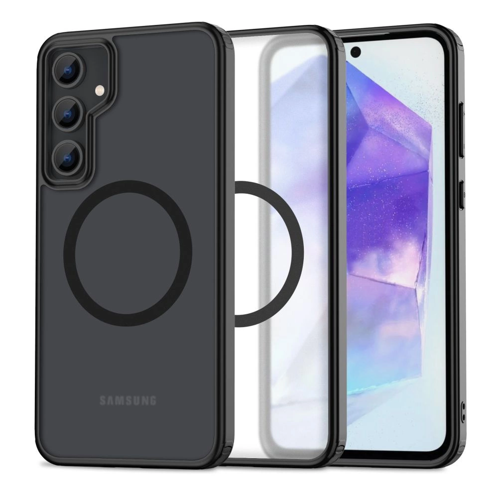 Tech-Protect MagMat MagSafe Case for Samsung Galaxy A55 5G - Matte Blackeng