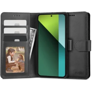 Tech-Protect Wallet Case for Xiaomi Redmi Note 13 Pro 5G / Poco X6 5G - Blackeng