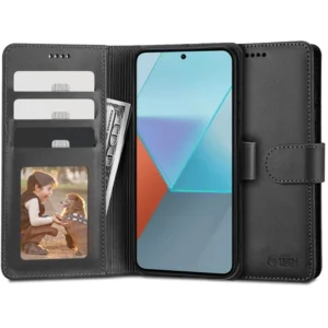Tech-Protect Wallet Case for Xiaomi Redmi Note 13 4G / LTE - Blackeng