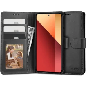 Tech-Protect Wallet Case for Xiaomi Redmi Note 13 Pro 4G / LTE / Poco M6 Pro 4G / LTE - Blackeng
