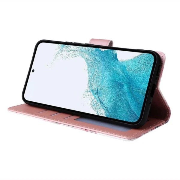 Tech-Protect Wallet Case for Samsung Galaxy A35 5G - Pink Marbleeng