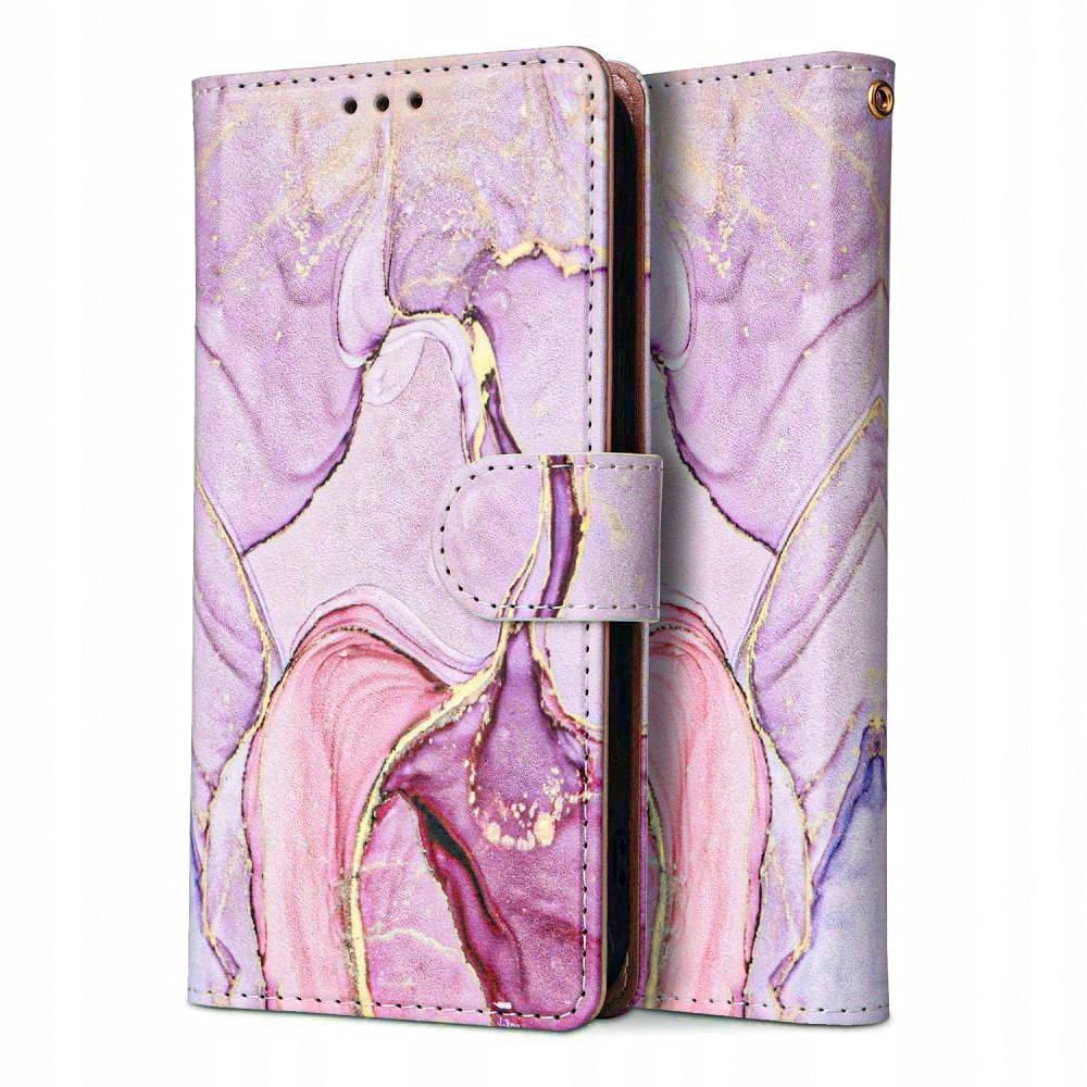Tech-Protect Wallet Case for Samsung Galaxy A55 5G - Pink Marbleeng