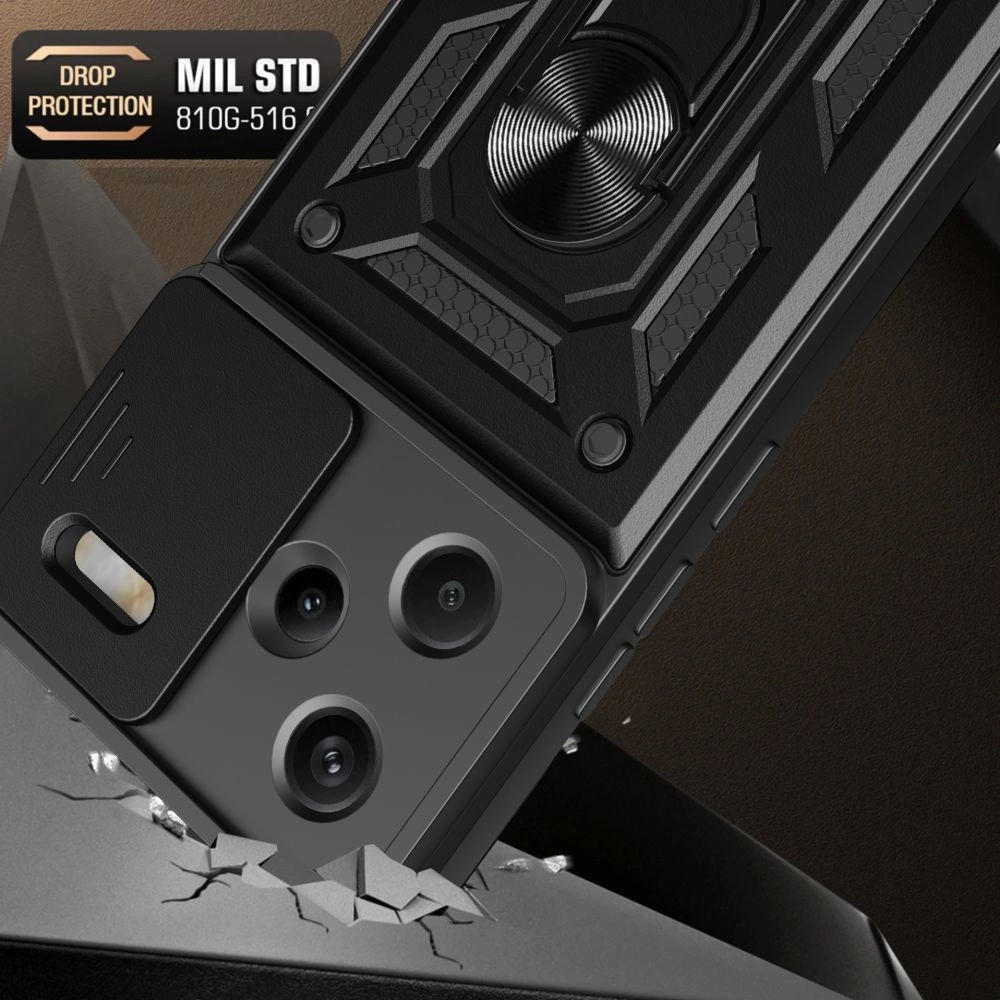 Tech-Protect CamShield Pro Case for Xiaomi Redmi Note 13 Pro+ 5G - Blackeng