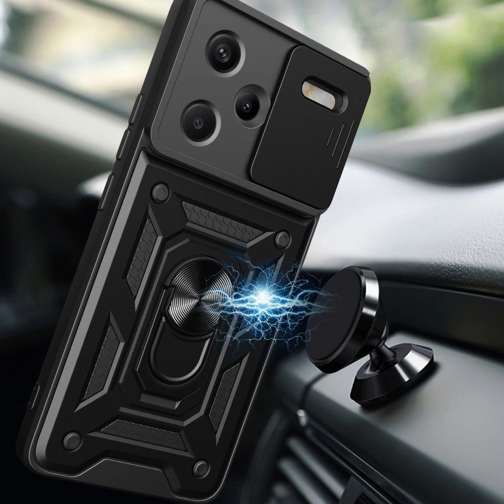 Tech-Protect CamShield Pro Case for Xiaomi Redmi Note 13 Pro+ 5G - Blackeng