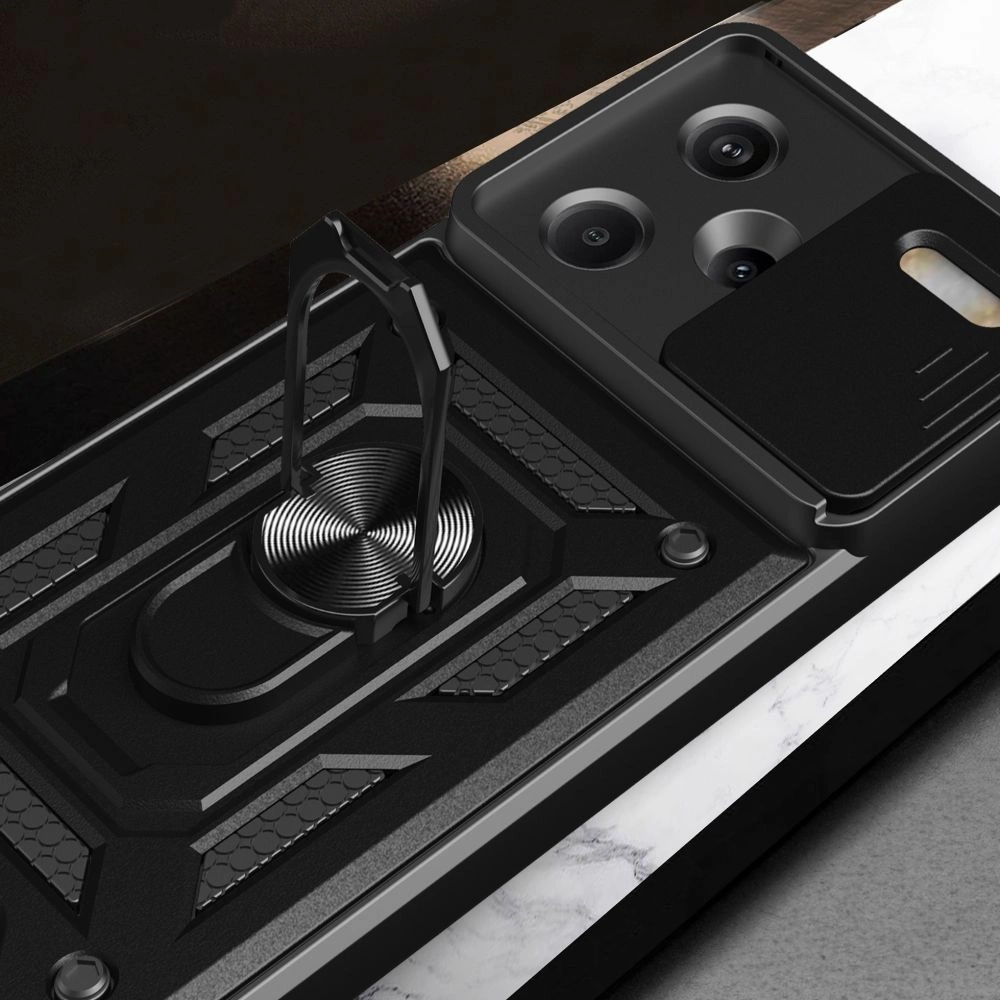 Tech-Protect CamShield Pro Case for Xiaomi Redmi Note 13 Pro+ 5G - Blackeng